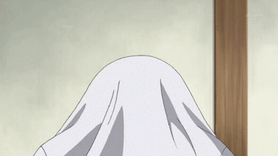 White Cloth Covering Face Saying Tokyo GIF