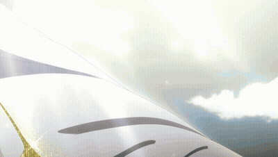 White Cloth With Gold Sparkles GIF