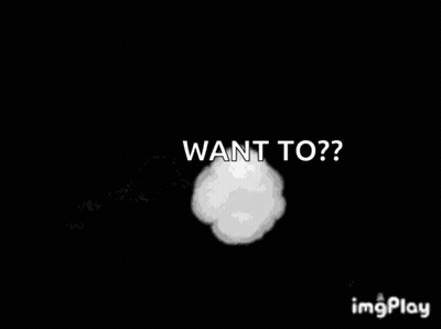 White Cloud Saying Want To GIF
