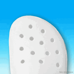 White Crocs Super Mario Stickers GIF