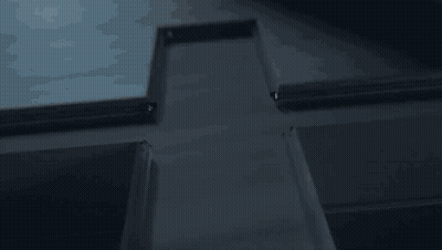 White Cross Saying No Bone Zone GIF