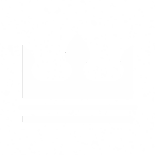 White Crown With Dots Sticker