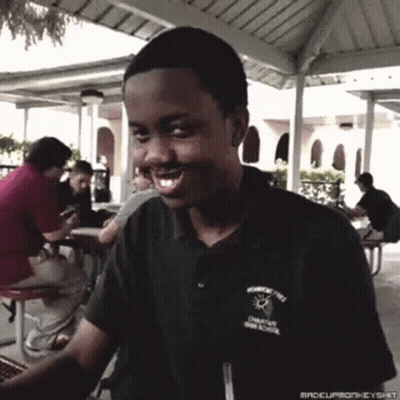White Dog Saying Thank You Big Smiles GIF