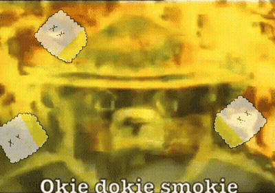 White Dog Sitting Saying Okie Dokie GIF
