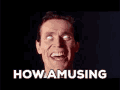 White Eye Willem Dafoe Laughing  GIF
