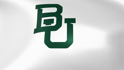 White Flag With Letters B And U GIF