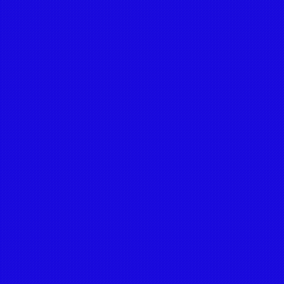 White Ghost On Blue Background Saying Based GIF
