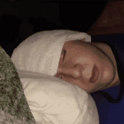 White Guy Blinking Creepy Anime Eyes GIF