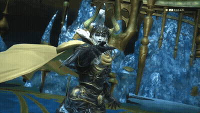White-Haired Cat-Eared Man Stares At Camera Honeycam GIF