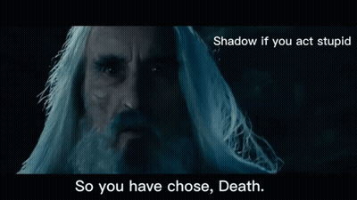 White-Haired Man Saying So You Have Chose Death GIF