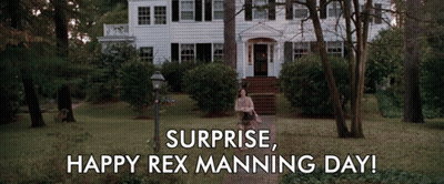 White House With Surprise Happy Rex Manning Day GIF