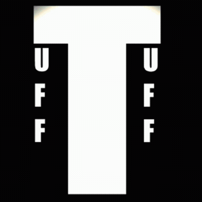 White Letter T With U And F On Purple GIF