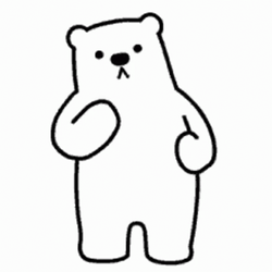 White Polar Bear Dancing GIF