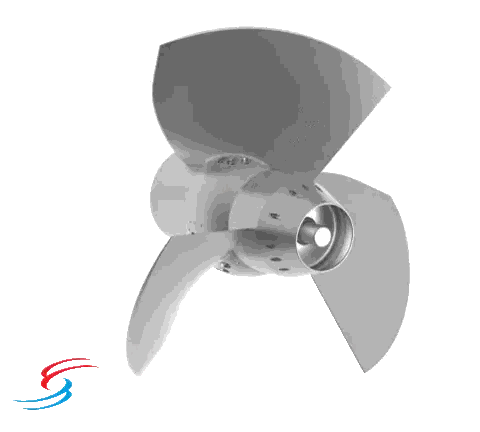 White Propeller With S Sticker