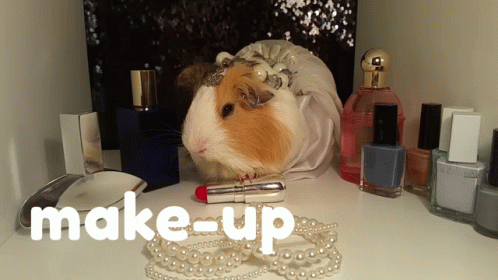 White Rat Looking Out Of Hole GIF