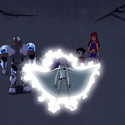 White Raven DC Teen Titans GIF
