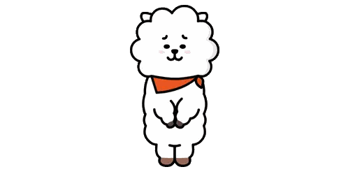 White Sheep With Scarf Sticker
