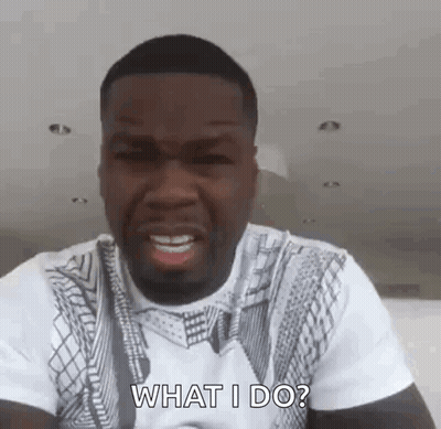 White Shirt Man Funny Face What I Do GIF