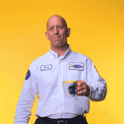 White-Shirted Man Says Hey What's Up Good Morning GIF