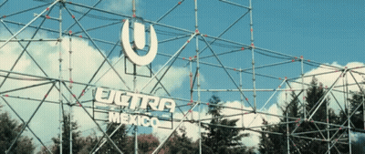 White Sign Saying Ultra Mexico GIF