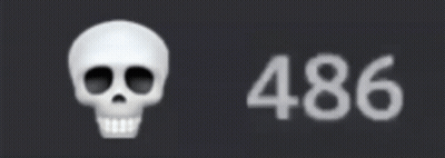 White Skull With Number 812