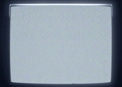White Smiley Face On Black Background GIF
