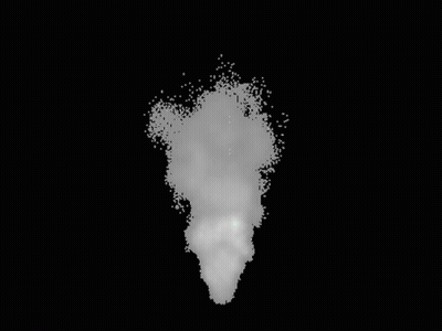White Smoke From Hole GIF
