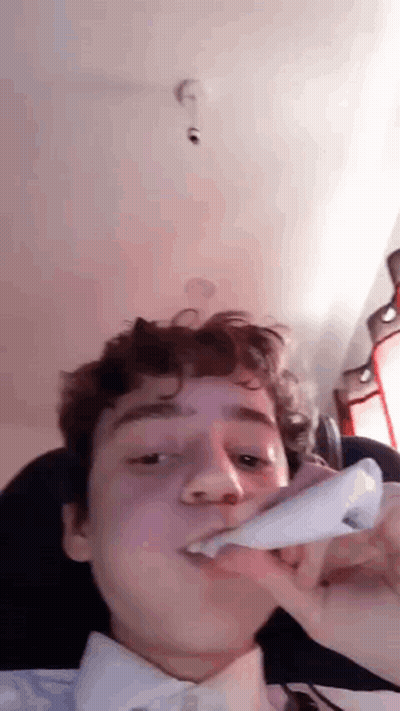 White Smoke From Hole In Ground GIF