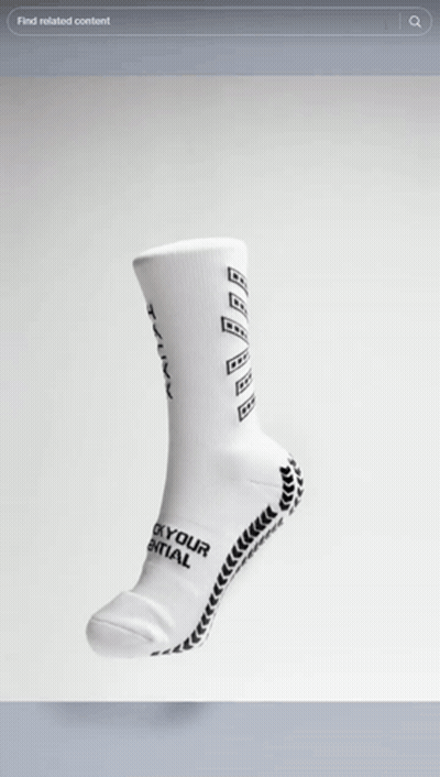 White Socks Saying Do Your Ritual GIF