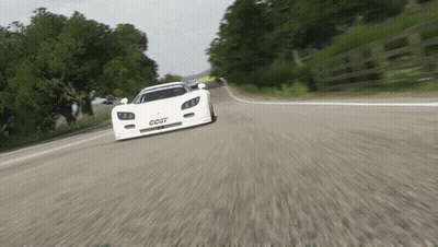 White Sports Car Driving License Plate Cost GIF