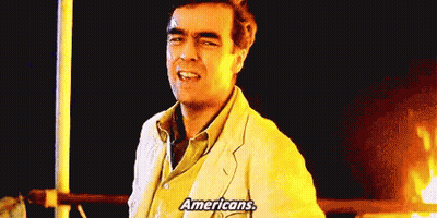 White Suit Man Talking About Americans