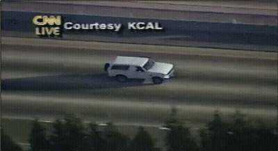 White SUV Driving On Highway GIF