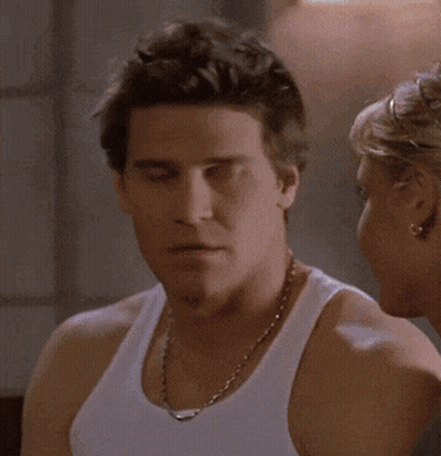 White Tank Top Man: I'm A Funny Guy GIF