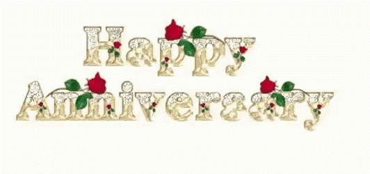 White Theme Happy 2 Year Work Anniversary GIF