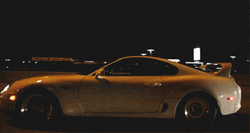 White Toyota Supra Sports Cars GIF