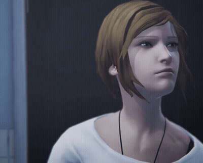White Woman Jumpscare Poster Standing In Dark GIF