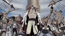 Whitebeard Edward Newgate Tremors Pirate Crew Ship GIF
