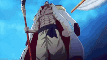 Whitebeard Pirate Captain Pose One Piece Anime GIF