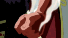 Whitebeard Smoking Arm Fist One Piece GIF