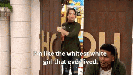 Whitest White Girl That Ever Lived GIF