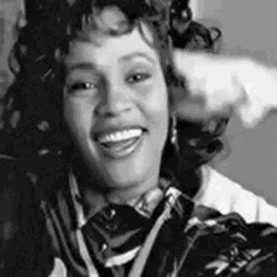 Whitney Houston Cheerful Laugh GIF
