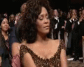 Whitney Houston Embracing The Moment GIF