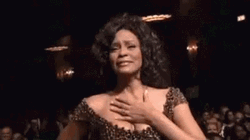 Whitney Houston Emotional Moments GIF