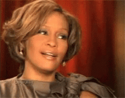 Whitney Houston Quick Emotional Shift GIF