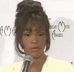 Whitney Houston Shocked Face GIF