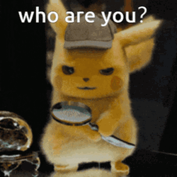 Who Are You Detective Pikachu GIF