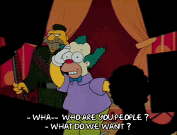 Who Are You People Krusty The Clown GIF