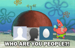 Who Are You People Patrick Social Media GIF