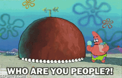 Who Are You People Patrick Star Funny GIF