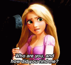Who Are You Tangled Rapunzel GIF